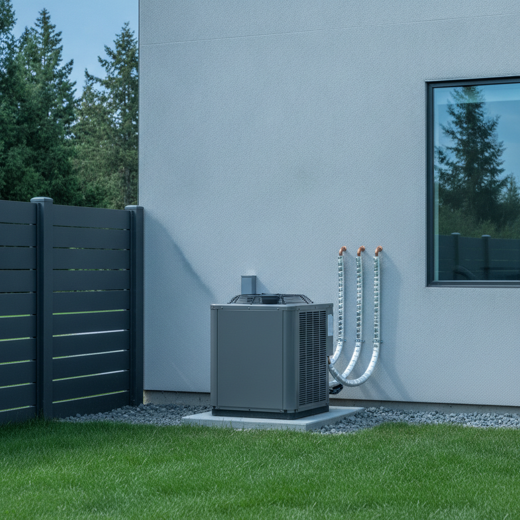 A detail of Trueline Heating and Air's work